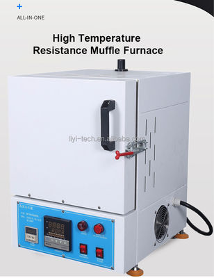 Phòng thí nghiệm tro hóa nhiệt độ cao Lò nướng xốp điện 1000C Độ LIYI
