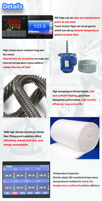 Cốc sấy công nghiệp nhiệt độ cao 600°C để chế biến hóa chất