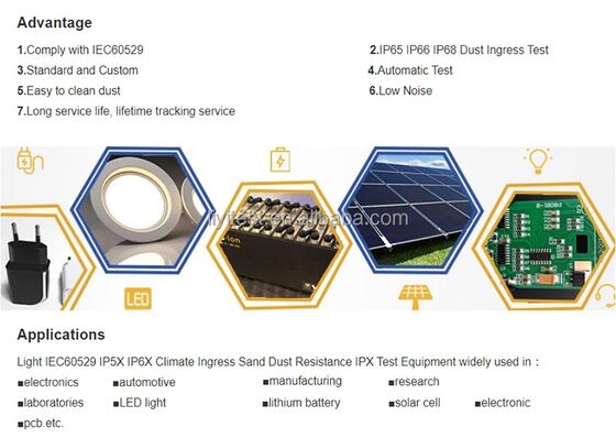 LIYI Phòng thử nghiệm cát và bụi mô phỏng Công cụ thử nghiệm môi trường và bụi